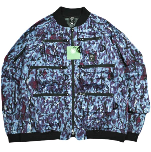 新品 South2 West8 サウスツーウェストエイト S2W8 23SS Multi-Pocket Zipped 2Way Jacket ？ Poly Stretch Twill Camo Printed MR702 S
