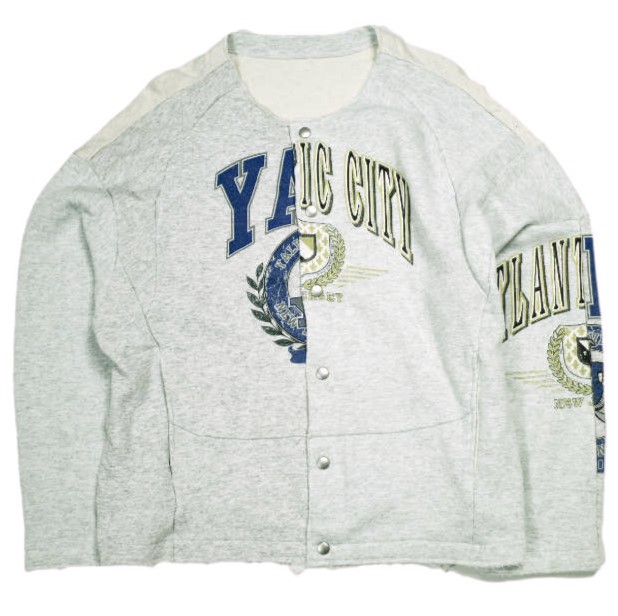 CHANGES チェンジーズ 日本製 REMAKE SWEAT SNAP CARDIGAN リメイク 