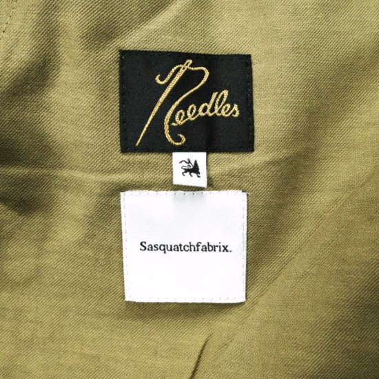 新品 Needles x SASQUATCHfabrix. ニードルス サスクワァッチファブリックス 23SS 別注 PAJAMA SET パジャマセットアップ 23SS-GOA-070 L