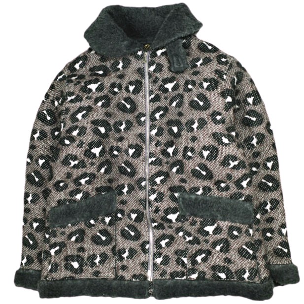 Needles ニードルス Irvin Flying Jacket - W/PE/R Big Leopard Jq. アービンフライングジャケット レオパード NS081 M 必要経費126,500円
