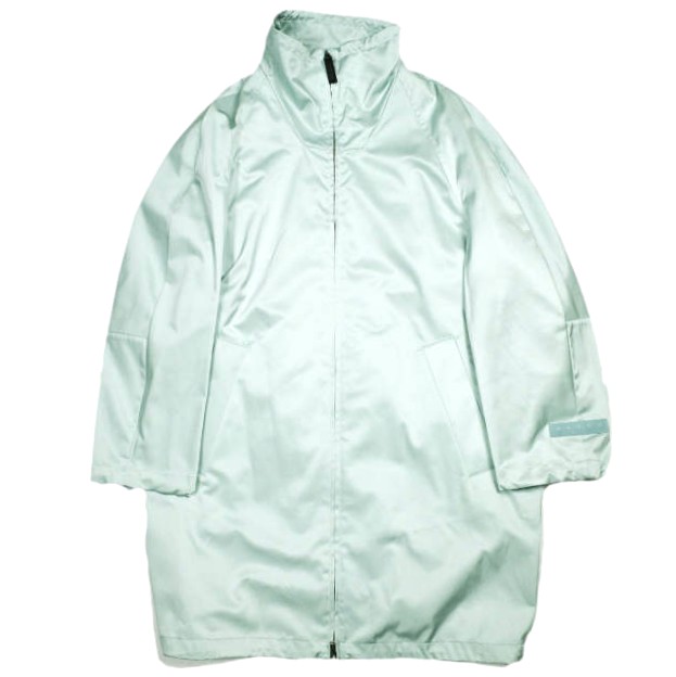 新品 MARNI マルニ 24SS コットンブレンド ギャザータフタパーカー JKMA0288A0 UTP749WR 38 AQUA MARINE(00B24) 定価269, コート