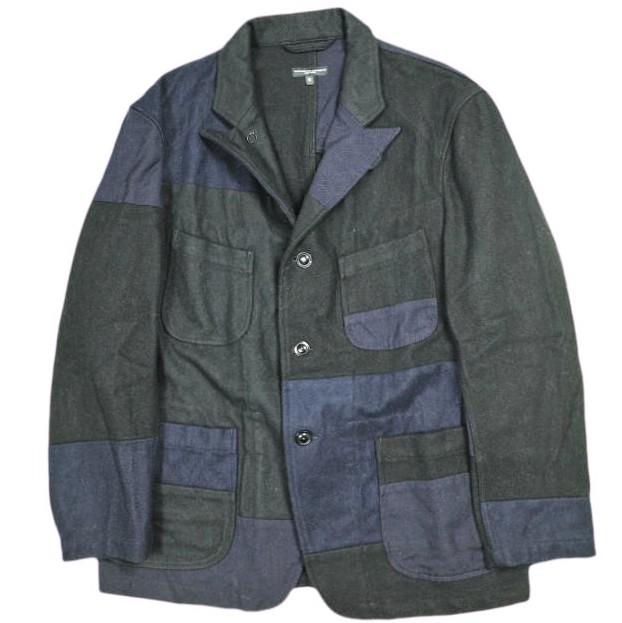 Engineered Garments エンジニアードガーメンツ Bedford Jacket 20oz Melton ベッドフォードジャケット 20オンスメルトン S Black/Navy