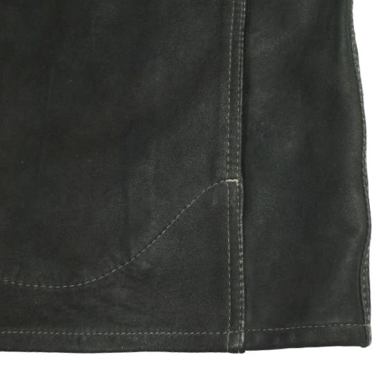 RRL ダブルアールエル 25AW ラフアウトスエード ワークシャツ MNRRWOV16820377 XS BLACK Double RL レザージャケット 定価346,