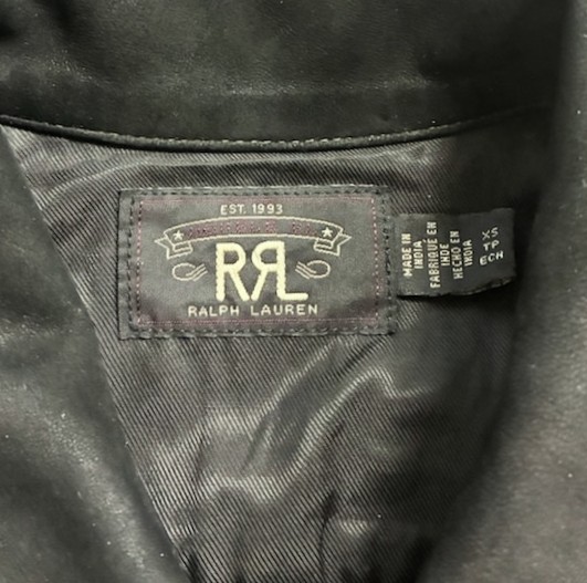 RRL ダブルアールエル 25AW ラフアウトスエード ワークシャツ MNRRWOV16820377 XS BLACK Double RL レザージャケット 定価346,