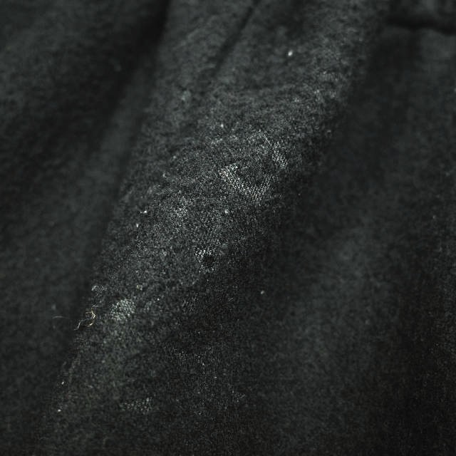 INSCRIRE アンスクリア 24AW 日本製 FLEECE PANTS フリースパンツ I24AW-BC93B L BLACK イージー ユニセックス ボトムス_7