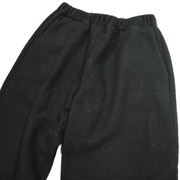 INSCRIRE アンスクリア 24AW 日本製 FLEECE PANTS フリースパンツ I24AW-BC93B L BLACK イージー ユニセックス ボトムス_4