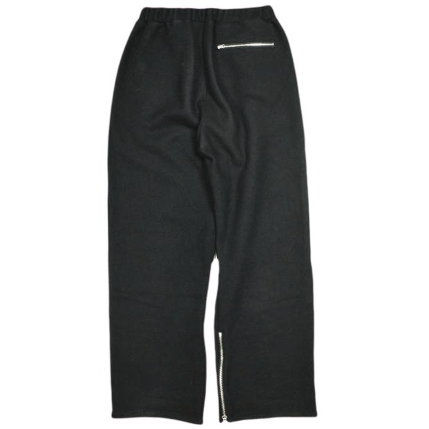 INSCRIRE アンスクリア 24AW 日本製 FLEECE PANTS フリースパンツ I24AW-BC93B L BLACK イージー ユニセックス ボトムス_1