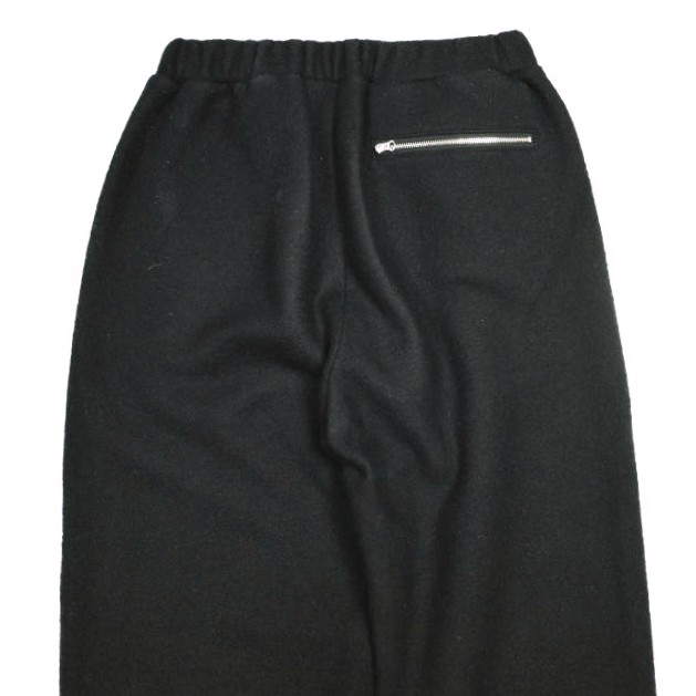 INSCRIRE アンスクリア 24AW 日本製 FLEECE PANTS フリースパンツ I24AW-BC93B L BLACK イージー ユニセックス ボトムス_5
