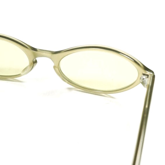 EYEVAN アイヴァン 日本製 KISS MM OVAL SUNGLASS オーバルサングラス OLIVE/YELLOW 48□18-140 眼鏡 メガネ【中古】【EYEVAN】 EYEVAN アイヴァン 日本製 KISS MM OVAL SUNGLASS オーバルサングラス