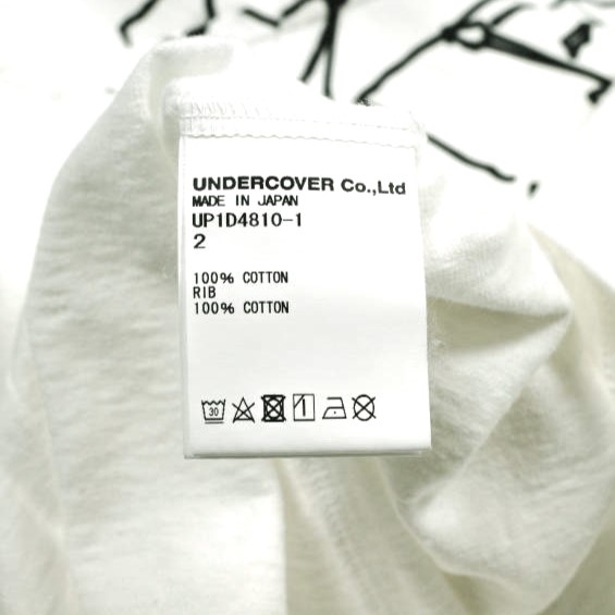 新品 UNDERCOVER アンダーカバー 24SS 日本製 ランダムダーツプリントT 