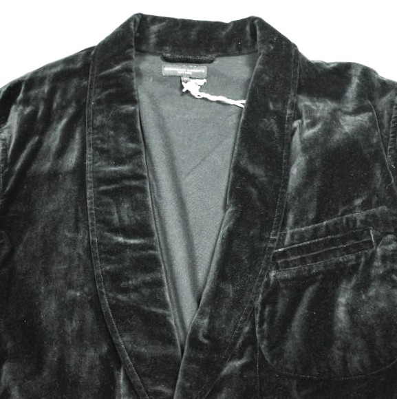 新品 Engineered Garments エンジニアードガーメンツ SD Jacket ？ Cotton Velveteen ショールカラー1Bジャケット ベルベット S Black_5