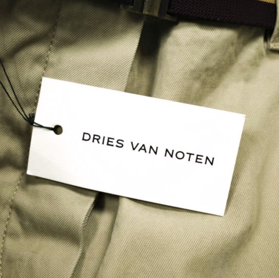 新品 DRIES VAN NOTEN ドリスヴァンノッテン 24SS PULIAN SH BIS 8131 W.W.PANTS ベルテッドツイルショーツ 34 BEIGE 必要経費112,200円 チノ