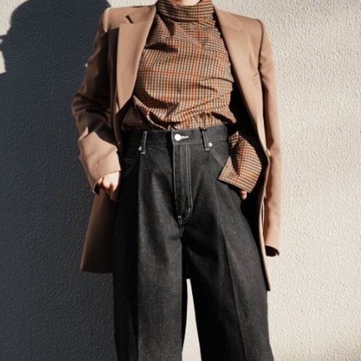 新品 DRIES VAN NOTEN ドリスヴァンノッテン 24AW CORSO 9011 W.W.SHIRT ガンクラブチェック スタンドカラーシャツ XS RUST 定価129800円_3