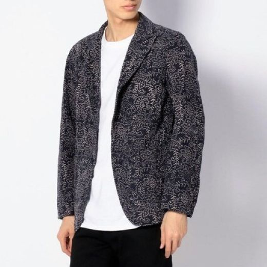 Engineered Garments エンジニアードガーメンツ Bedford Jacket - Paisley Twill ベッドフォードジャケット ペイズリーツイル M Navy_2