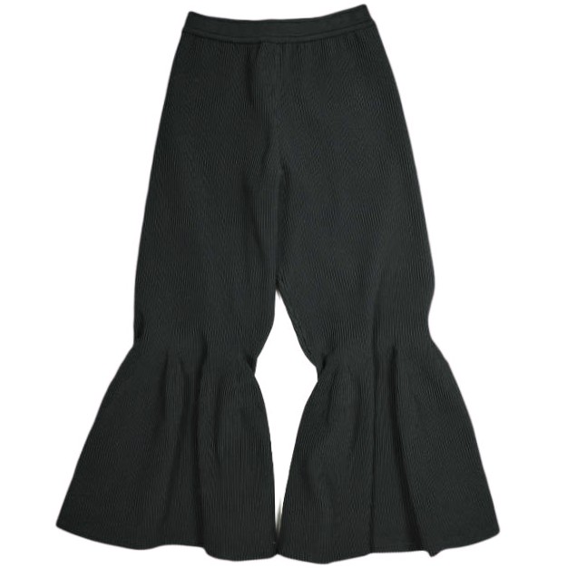 新品 CFCL シーエフシーエル 25SS HYPHA BELL BOTTOM PANTS ベルボトムパンツ CF009KF122 Free BLACK イッセイミヤケ 定価99,000円
