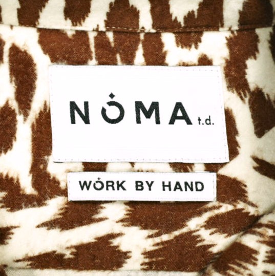 NOMA t.d. ノーマティーディー 23AW 日本製 Flannel Open Collar Shirt フランネルオープンカラーシャツ N36-SH02 4 Jungle 長袖 開襟_3