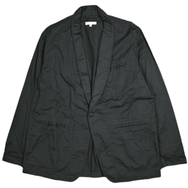 Engineered Garments x BEAMS PLUS エンジニアードガーメンツ 別注 シングルディナージャケット ハイカウントツイル S BLACK 1B SD