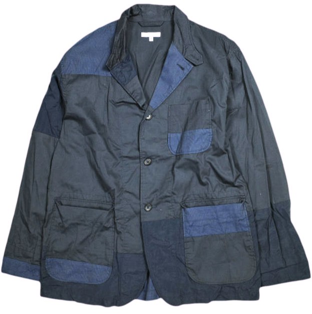 Engineered Garments エンジニアードガーメンツ Loiter Jacket - High Count Twill ロイタージャケット S Dk.Navy パッチワーク
