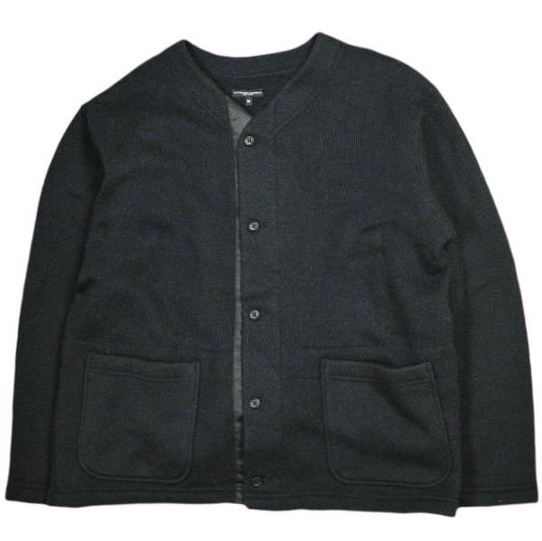 Engineered Garments エンジニアードガーメンツ アメリカ製 Knit Cardigan - Sweater Knit ニットカーディガン M Navy Black トップス