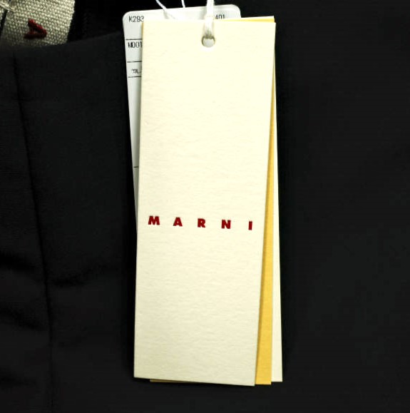 MARNI マルニ 24SS イタリア製 COTTON CADY ノースリーブコクーントップス TTMA0292A0 TCX28 38 BLACK(00N99) 定価162,800円 ブラウス トップス【新古品】【中古】【MARNI】 新品 MARNI マルニ 24SS イタリア製 COTTON CADY ノースリーブコクーン