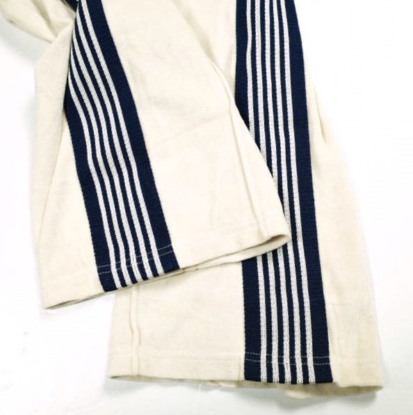 Needles ニードルス 日本製 Narrow Track Pant - C/Pe Velour ナロートラックパンツ ベロア EJ202 M Beige イージー ジャージ ボトムス_4