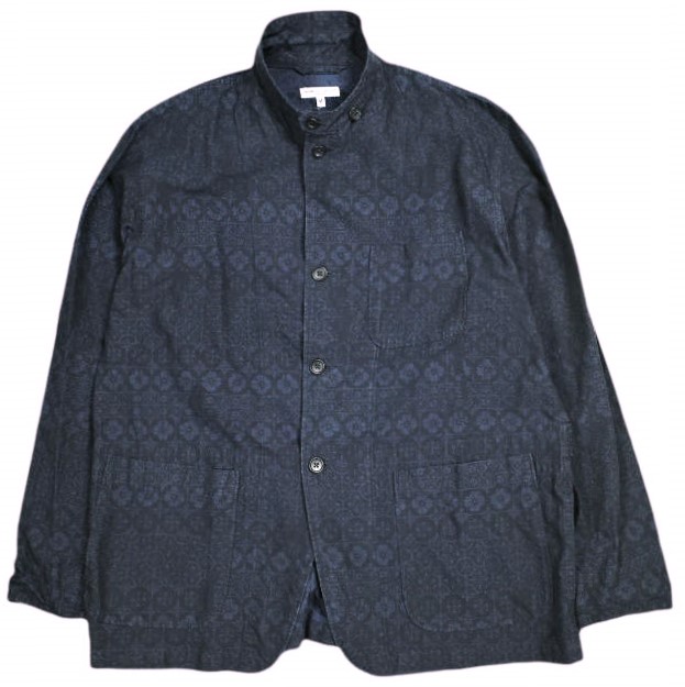 Engineered Garments エンジニアードガーメンツ Loiter Jacket - Floral Jacquard ロイタージャケット フローラルジャガード M Navy