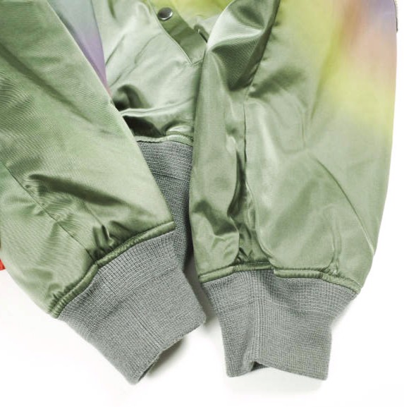 SEVESKIG セヴシグ 25SS DETACHABLE MA-01 VER RAINBOW デタッチャブルMA-1上衣 虹霓 L KHAKI 必要経費105,600円 L-2B 飛翔