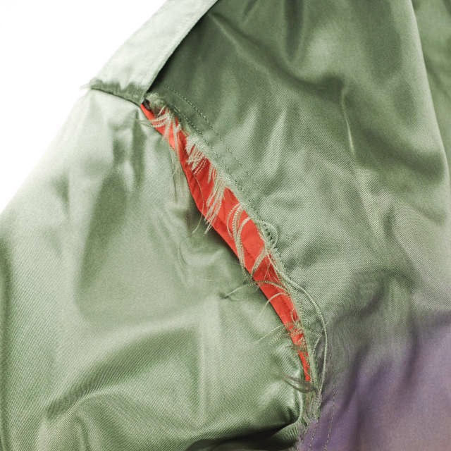 SEVESKIG セヴシグ 25SS 日本製 DETACHABLE MA-01 VER RAINBOW デタッチャブルMA-1ジャケット レインボー L KHAKI 定価105,600円 3WAY L-2B フライト アウター【中古】【SEVESKIG】 SEVESKIG セヴシグ 25SS DETACHABLE MA-01 VER RAINBOW デタッチャブル