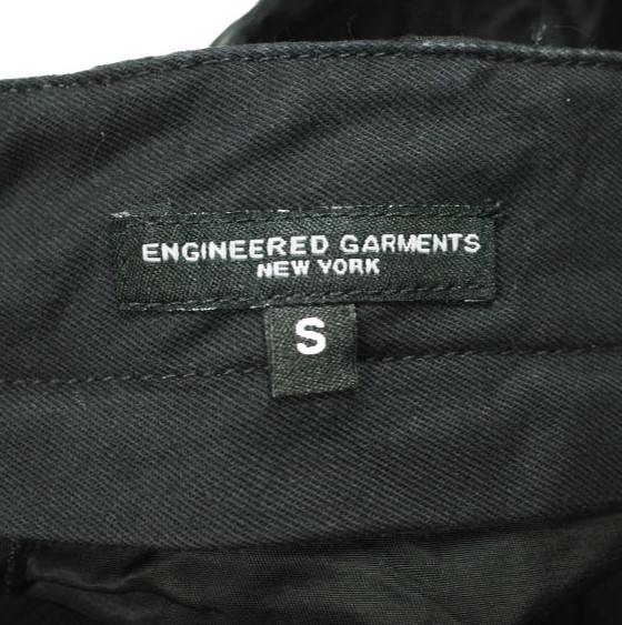 新品 Engineered Garments エンジニアードガーメンツ Fatigue Pant - Flight Satin Nylon ファティーグパンツ S Black ベイカー g25286_6