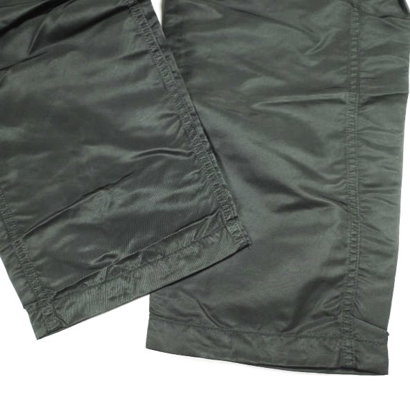 新品 Engineered Garments エンジニアードガーメンツ Fatigue Pant - Flight Satin Nylon ファティーグパンツ S Black ベイカー g25286_5