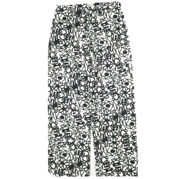 Arte Antwerp アルテアントワープ 24AW Flowers Allover Print Pants フラワーオールオーバープリントパンツ 24FP-4 32 WHITE ダブルニー