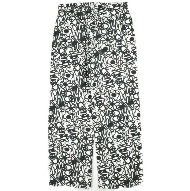 Arte Antwerp アルテアントワープ 24AW Flowers Allover Print Pants フラワーオールオーバープリントパンツ 24FP-4 32 WHITE ダブルニー_1