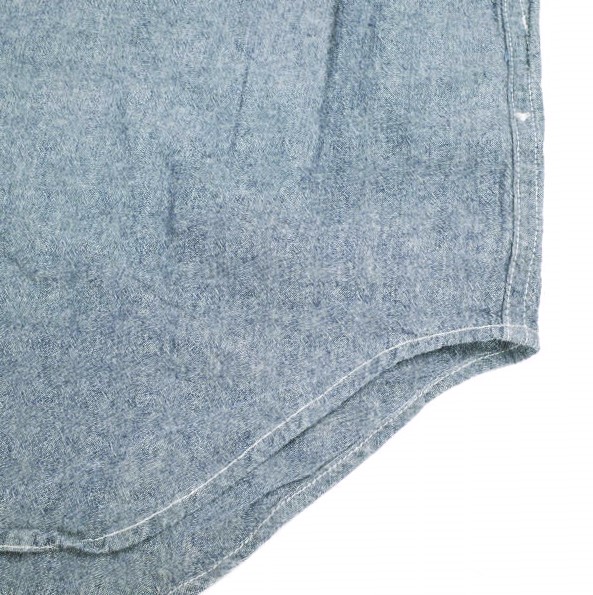 Engineered Garments WORKADAY エンジニアードガーメンツ Utility Shirt - Cotton Chambray シャンブレー ユーティリティーシャツ S BLUE_5