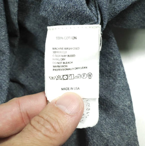 Engineered Garments WORKADAY エンジニアードガーメンツ Utility Shirt - Cotton Chambray シャンブレー ユーティリティーシャツ S BLUE_6