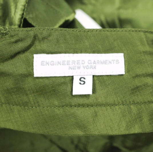 新品 Engineered Garments エンジニアードガーメンツ Fatigue Short Nylon Micro Ripstop ファティーグショーツ S Olive ショートパンツ_7