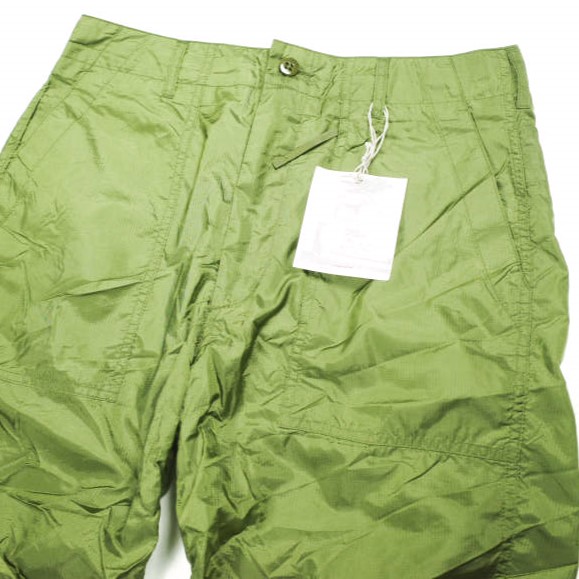 新品 Engineered Garments エンジニアードガーメンツ Fatigue Short Nylon Micro Ripstop ファティーグショーツ S Olive ショートパンツ_4