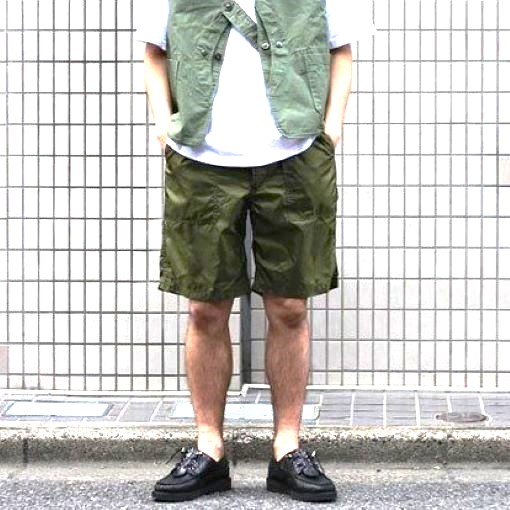 新品 Engineered Garments エンジニアードガーメンツ Fatigue Short Nylon Micro Ripstop ファティーグショーツ S Olive ショートパンツ_2