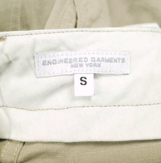 新品 Engineered Garments エンジニアードガーメンツ Fatigue Short - Cotton Ripstop ファティーグショーツ S Khaki ショートパンツ_7