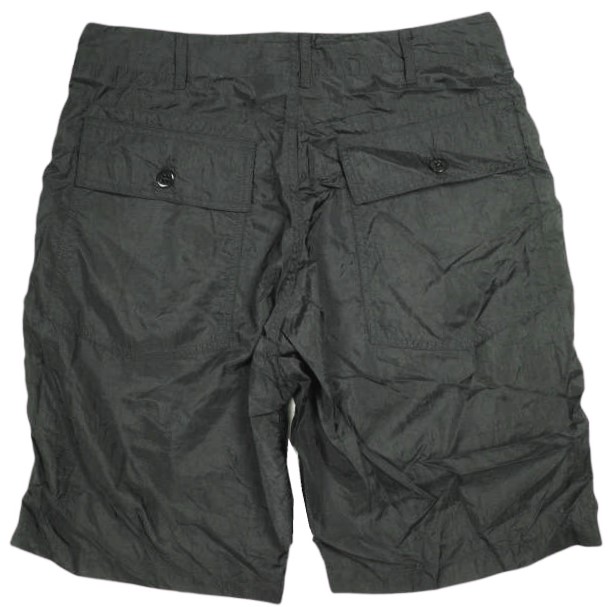 新品 Engineered Garments エンジニアードガーメンツ Fatigue Short Nylon Micro Ripstop ファティーグショーツ S Black ショートパンツ_1