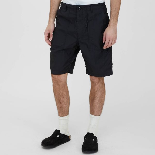 新品 Engineered Garments エンジニアードガーメンツ Fatigue Short Nylon Micro Ripstop ファティーグショーツ S Black ショートパンツ_2
