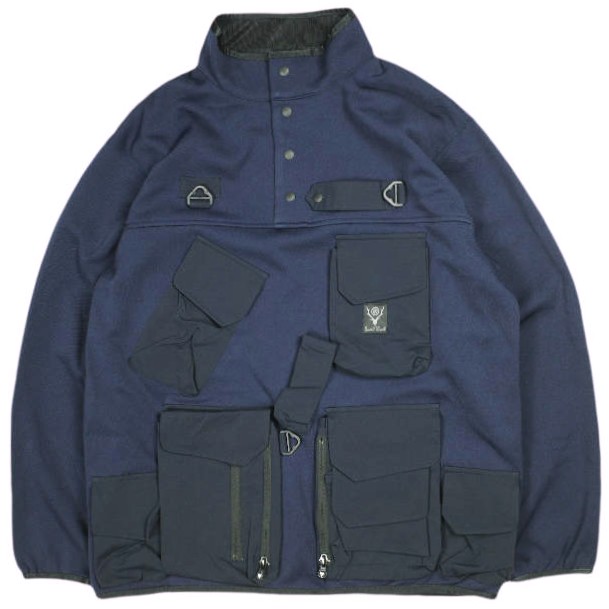 South2 West8 S2W8 23SS Tenkara Trout Pullover Jacket - Poly Smooth テンカラトラウトプルオーバージャケット MR823 S NAVY g25761
