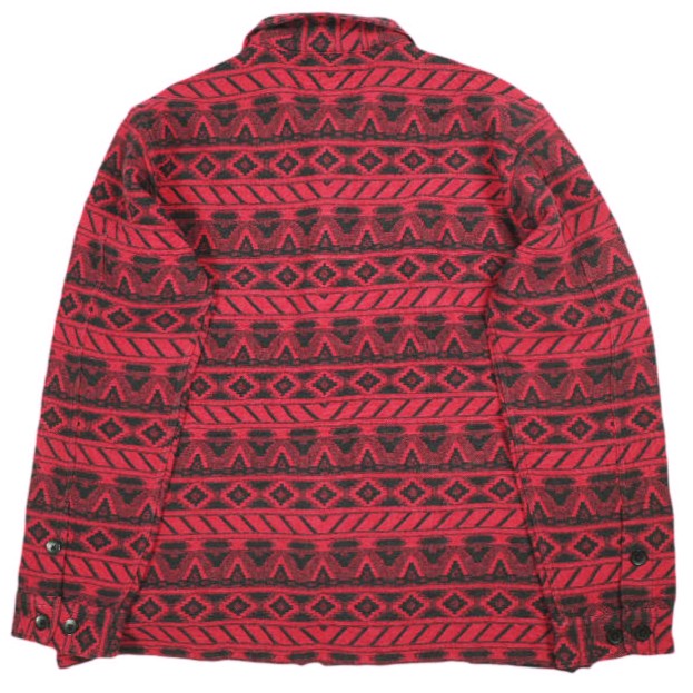 South2 West8 サウスツーウェストエイト S2W8 23AW Smokey Shirt - Cotton Dobby / Native Pattern スモーキーシャツ NS787 M RED 長袖_1