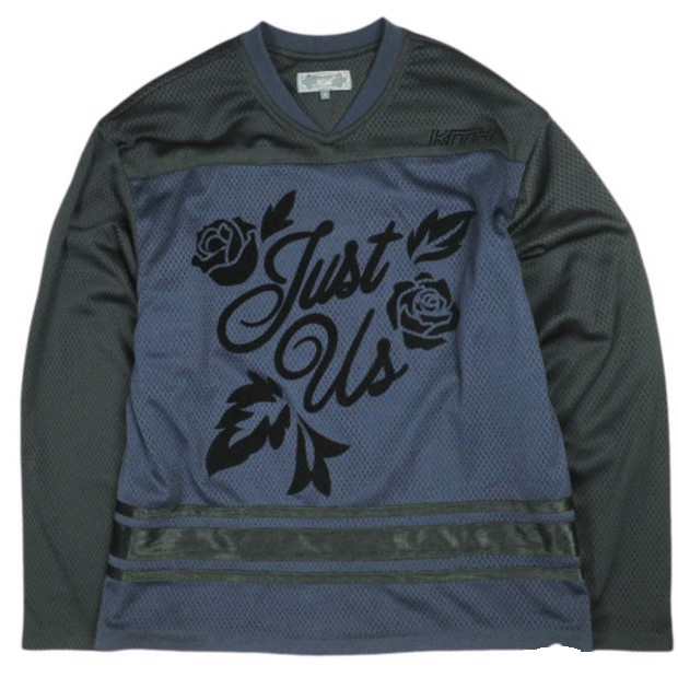 KITH NYC キスニューヨークシティ 25AW Malik Long Sleeve Mesh Jersey マリク ロングスリーブ メッシュ ジャージー S Nocturnal Tシャツ