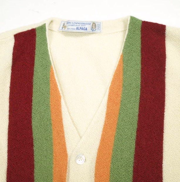 FANNI LEMMERMAYER ファンニレマメイヤー BEAMS CUSTOM ORDER ALPACA STRIPE KNIT VEST パール編み 4色ストライプ アルパカニットベスト_2