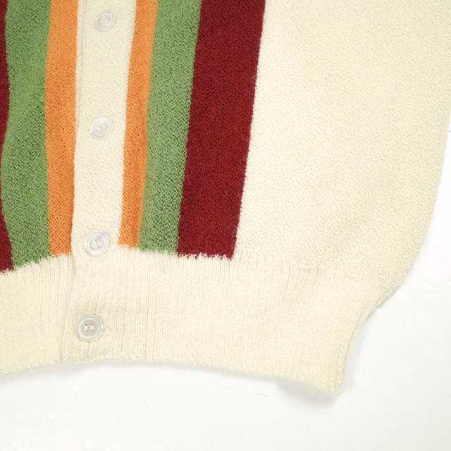 FANNI LEMMERMAYER ファンニレマメイヤー BEAMS CUSTOM ORDER ALPACA STRIPE KNIT VEST パール編み 4色ストライプ アルパカニットベスト_4