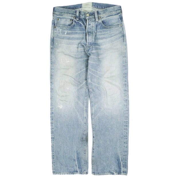 AVIREX アヴィレックス 日本製 TFQP DENIM PANTS USED WASH ユーズドウォッシュ デニムパンツ 783-4911201 32 Indigo ジーンズ g24666
