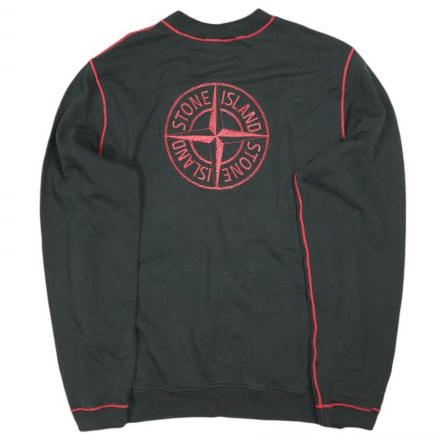 STONE ISLAND ストーンアイランド 25SS Year of the Snake 025 クルーネックスウェットシャツ K1S456100001 S0124 XL BLACK 干支 蛇_1