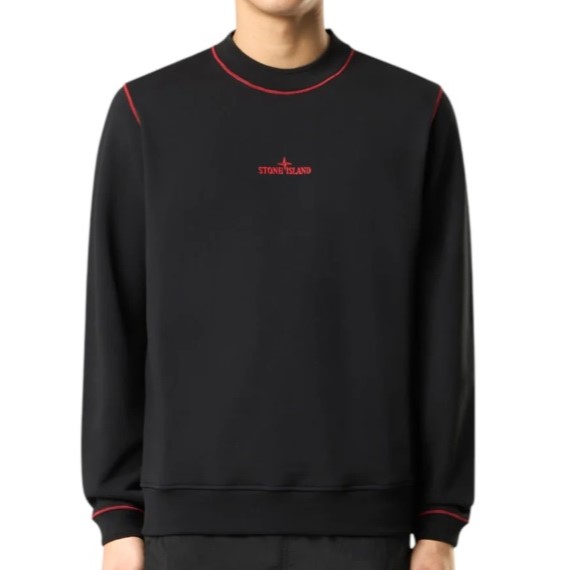 STONE ISLAND ストーンアイランド 25SS Year of the Snake 025 クルーネックスウェットシャツ K1S456100001 S0124 XL BLACK 干支 蛇_3