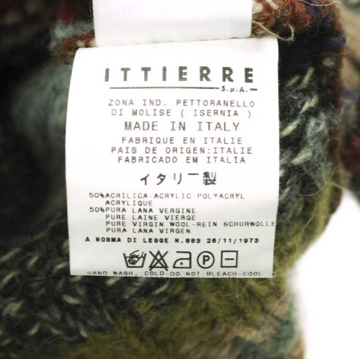 D&amp;G ディーアンドジー イタリア製 マルチボーダー ハイネックローゲージニット 46(32) Murti セーター DOLCE&amp;GABBANA ドルチェ&amp;ガッバーナ トップス【中古】【D&amp;G】 D&G ディーアンドジー イタリア製 マルチボーダー ハイネック