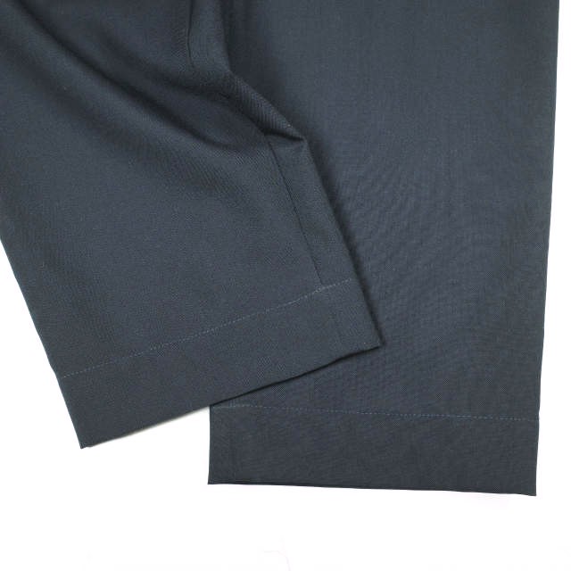 MARNI マルニ 23SS Wool Tropical 1-Pleat Trousers ウールトロピカル1プリーツテーパードパンツ PAMA0317U2 TW839 40 NAVY(00B99) 定価97,900円 イージー ボトムス【中古】【MARNI】 MARNI マルニ 23SS Wool Tropical 1-Pleat Trousers ウールトロピカル1